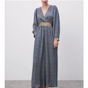 ZARA GEOMETRIC PRINT JUMPSUIT